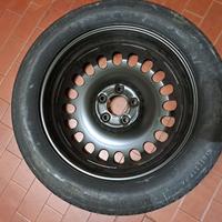 Ruota gomma di scorta mercedes ,loghi,luci fari