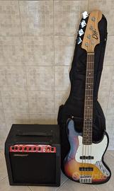 Basso Eko VJB-200  + Amplificatore Stinger st30b