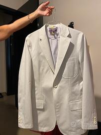 Giacca Bianca Cotton & Silk maschile taglia S