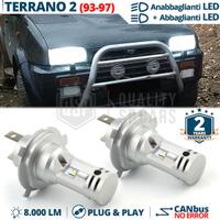 Kit Luci LED H4 Per Fari NISSAN TERRANO 2 93-97