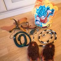 Set giochi animali e guantone di Dragonball super