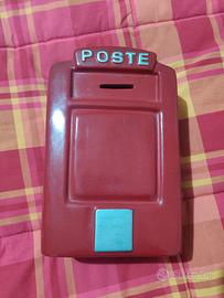 salvadanaio cassetta delle poste italiane 