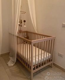 Lettino - Culla Zara Home in legno + materasso