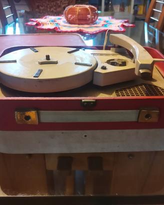 giradischi a valigetta vintage Lesa anni 60,