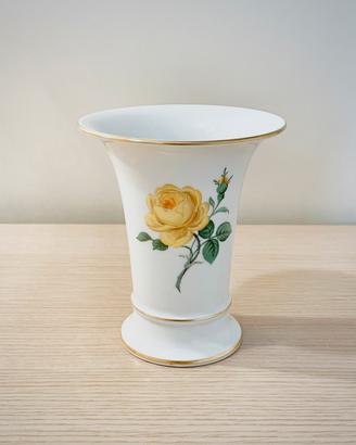 Trumpet vase “Gelbe Rose” (Meissen)