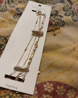 Bracciale con pietre di fiume Parfois