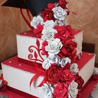 Torta scenografica finta per Laurea