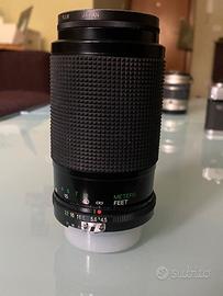 Vivitar 70-210 attacco Nikon