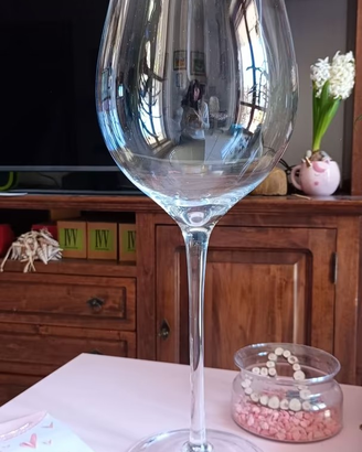 Vaso vetro calice gigante cerimonie H 62 cm :)