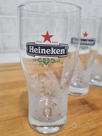 6 Bicchieri birra Heineken 