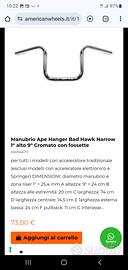 manubrio per sportster