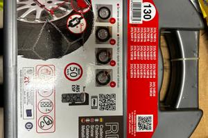 Catene neve ruote omologate 9 mm metalliche nuove