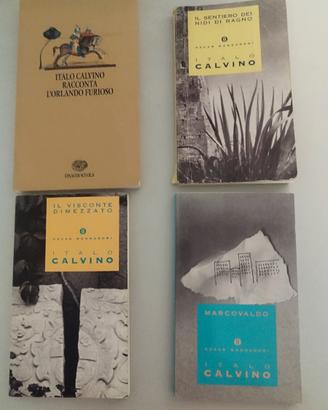 Lotto 4 libri di Calvino
