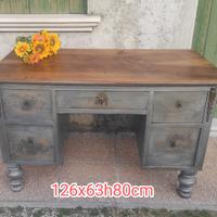 scrivania shabby industrial 