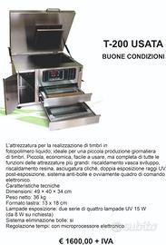 macchina per timbri a polimero T-200