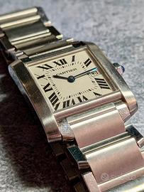 Orologio Cartier Tank Française referenza 2465