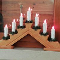 Candeliere di Natale originale Svedese in legno