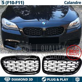 GRIGLIE per BMW Serie 5 F10 F11 Nera Diamond 3D
