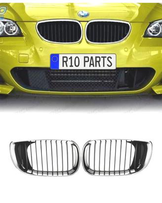 GRIGLIE BMW SERIE 5 E60 E61 03-10 COLORE NERO CROM