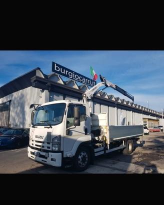 isuzu f12.240 euro 5 gru cassone fisso 60q portata