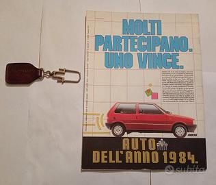 rivista vintage con portachiavi LOMBARDINI MOTORI