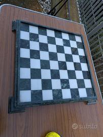 scacchiera in marmo 