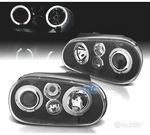 FARI VOLKSWAGEN VW GOLF 4 97-03 ANGEL EYES LED LOO