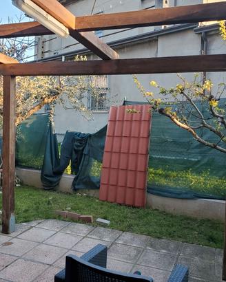 Pergola Legno Massiccio 3x2.6m-Travi Robustissime