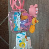 Set completo:Maschera+pupazzi+braccioli+zaino