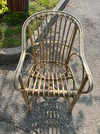 Poltroncina in vimini