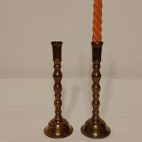 Coppia porta candele trasformabili in portalampade