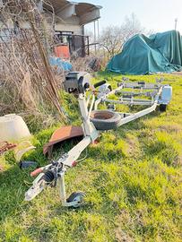 Rimorchio barca 650kg 6 metri