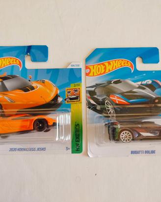 Hot Wheels 2020 Koenigsegg jesko - Bugatti Bolide 