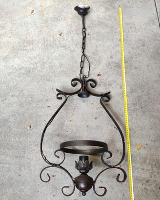 Antico Lampadario in Ferro - Stile Classico