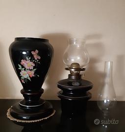 Lampada ad olio vintage antica per arredo casa