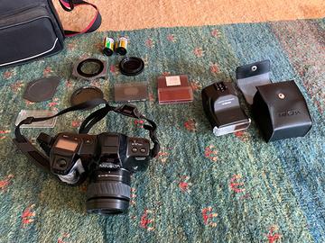 Minolta Dynax 7000i,flash,scheda program, custodia