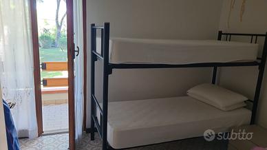 Letto a castello con materassi