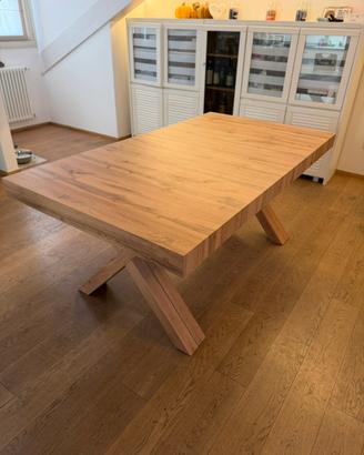 Tavolo allungabile vero legno