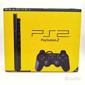 SONY PLAYSTATION 2 PS2 SLIM NERA – CONSOLE BOXATA