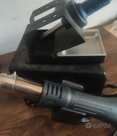 Saldatore con pistola aria 450 gradi