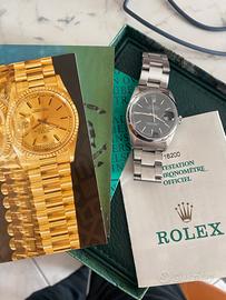 Rolex Datejust 16200 full set 2004 nero