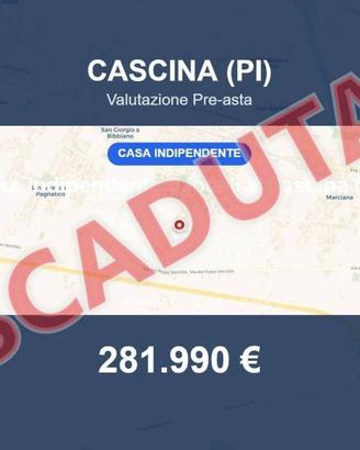 Immobile in asta di 165 m² con box auto a Cascina