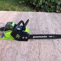 Motosega elettrica a batteria Greenworks 40V