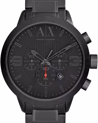Armani Exchange orologio cronografo acciaio nero