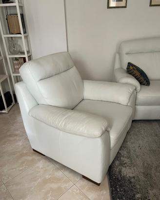 insieme divani in pelle
