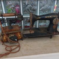 antichità  telefono singer