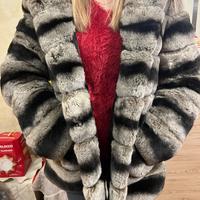 Pelliccia di cincillà da donna – taglia M