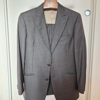 Abito grigio gessato Bertone