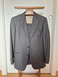 Abito grigio gessato Bertone