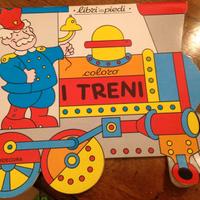 Coloro i treni libri in piedi da colorare edidecor